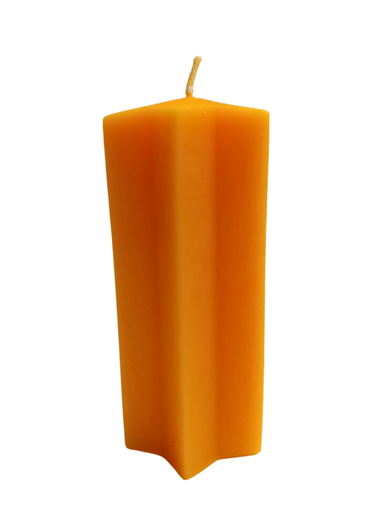 Kerze Stumpen Sternform